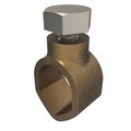 Ilsco Permaground Bronze Ground Rod Clamp, PK5 CGRC-58-EC