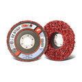 Cgw Abrasives Strip Whl, 4.5x7/8, SC Xtra CRS, Red 59204