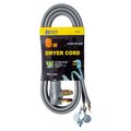 Bergen Industries Appliance Power Cord 6FT.3-Wire Clothes D100306