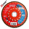 Diablo Flap Disc, 40-Grit for X-Lock and All G DCX045040X01F