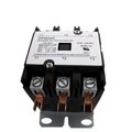 Supco Contactor, 40A, 24V, 3 Pole DP40243