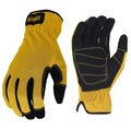 Dewalt Mechanics Gloves, XL, Yellow DPG222XL
