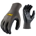 Dewalt Nitrile Coated Gloves, Palm Coverage, Black/Gray, L, PR DPG73L-3PK