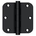 Deltana Black Door and Butt Hinge DSB35R519-R