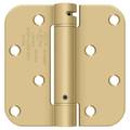 Deltana Satin Brass Spring Hinge DSH4R54BM