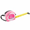 Apollo Tools 25ft. Tape Measure - Pink DT5002P