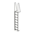 Ega Products Fixed Dock Ladder, Walk Through, 8 Steps, Top Step Height 7'6", Overall Length 11' MDT08