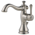 Delta 1 or 3-hole 4" installation Hole Single Hole Lavatory Faucet, Stainless 597LF-SSMPU