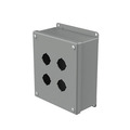 Nvent Hoffman Mild Steel Pushbutton Enclosure, 7-1/4 in H, 3 in D E4SPB
