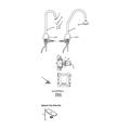 Sloan Sensor-Activated, Commercial Kitchen Faucet EBF750-8-BAT-CP-2.2-GPM-LAM-FCT