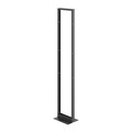 Nvent Hoffman Open Frame Rack, 108.00x20.25x15.00, Black, Aluminum 2-Post EDR19FM58U