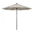 March Patio Umbrella, Octagon, 105" H, Olefin Fabric, Woven Granite 194061012376