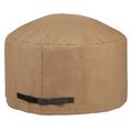 Duck Covers Essential Tan Patio Fire Pit Cover, Essential, 42"x2, 44"x44" EFPR4424