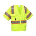 Gss Safety Class 3 Premium Vest, 6 Pockets, Lime, 3XL 2503-3XL