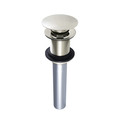 Kingston Brass Brass, Bathroom Sink Drain, Push Pop-Up Drain without Overflow EV7006