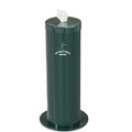 Glaro Gym Wipe Dispenser/Storage, Logo, Green F1027-S-HG