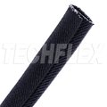 Techflex F6 FLAT 1", Black Flat Cables Wrap F6Z1.00BK