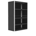Valley Craft Preconfigured Enclosed Shelving Kit, 48"W F82433A0