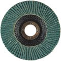 Arc Abrasives 4-1/2" x 5/8"-11 Hard Edge SZA Fiberglass Flap Disc, 40 Grit 10814AF