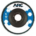 Arc Abrasives 7" x 7/8" T27 - Flat Face SZA Fiberglass Flap Disc, 40 Grit 10864FF