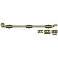 Deltana Surface Bolt With Off-Set, Heavy Duty Antique Brass 18" FPG185