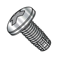 Zoro Select Thread Cutting Screw, #8-32 x 5/16 in, Stainless Steel Pan Head Phillips Drive, 2000 PK 0805FPP410