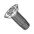 Zoro Select Thread Cutting Screw, #6-32 x 1/4 in, 18-8 Stainless Steel Flat Head Phillips Drive, 5000 PK 0604FPU188