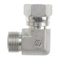 Brennan Industries Hydraulic Fittings, 1/4" Male- 1/4" Fema FS6500-04-04-FG