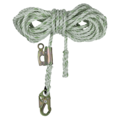 Safewaze Rope Grab with Lifeline, For Rope Size 5/8", Zinc Plated Steel FS700-50GA