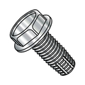 Zoro Select Thread Cutting Screw, #12-24 x 3/4 in, 18-8 Stainless Steel Hex Head Hex Drive, 2000 PK 1212FW188