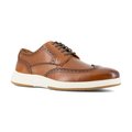 Florsheim Mens Cognac Steel Toe Wingtip Work O, PR FS2623