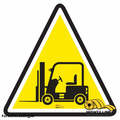 Mighty Line Forklift Crossing, Floor Marking Sign, 3 FORKLIFTCROSSING36