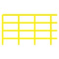 Visual Workplace Quick Grid, Magnet, 15.33"x23", Yellow 35-801-1523-618