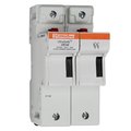 Mersen Fuse Holder, 50A Amp Range, 750V AC Volt Rating, 2 Poles, Pressure Plate G331137