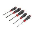 Tekton High-Torque Black Oxide Blade Screwdriver Set, 5-Piece (#0-#2, 3/16-1/4 in.) DRV41212