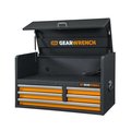 Gearwrench Tool Chest, 5 Drawer, Black/Orange, 41 in W 83244