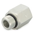 Parker Straight Adapter, Steel, 1/4", BSPP x NPTF 1/4X1/4F4OHGS