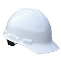 Radians Front Brim Hard Hat, Type 1, Class E, Pinlock (4-Point), White GHP4-WHITE