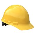 Radians Front Brim Hard Hat, Type 1, Class E, Ratchet (4-Point), Yellow GHR4-YELLOW