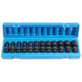 Grey Pneumatic 3/8" Dr. 12 Pc. Semi Deep SAE Universal Set 1212USD