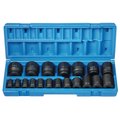 Grey Pneumatic 1/2" Drive Socket Set, 19 pcs 1719