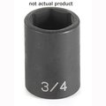 Grey Pneumatic 1/2" Drive Impact Socket Chrome plated 2068R