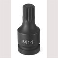 Grey Pneumatic SOC M14 1/2D IMP TRPLE SQ MALE BLK 2114S