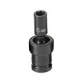 Grey Pneumatic 1/4" Drive Impact Socket Chrome plated 906UMS