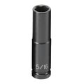Grey Pneumatic 1/4" Drive Impact Socket Chrome plated 910DS