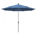 California Umbrella Patio Umbrella, Octagon, 109.5" H, Olefin Fabric, Frost Blue 194061020173
