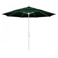 California Umbrella Patio Umbrella, Octagon, 109.5" H, Sunbrella Fabric, Forest Green 194061021613