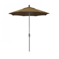 March Patio Umbrella, Octagon, 102.5" H, Olefin Fabric, Woven Sesame 194061023631