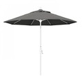 California Umbrella Patio Umbrella, Octagon, 101" H, Sunbrella Fabric, Charcoal 194061026649