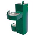 Murdock Outdoor Fountain, Bi-Lvl, Sq Ped, w/PF GSM55-PF